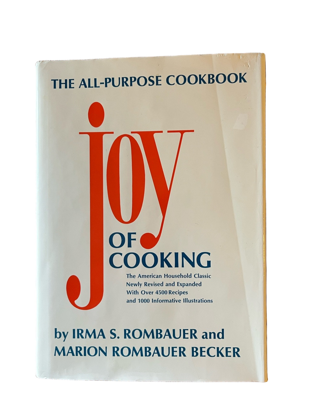 Vintage 1988 Joy of Cooking Hardcover Cookbook with Dust Jacket